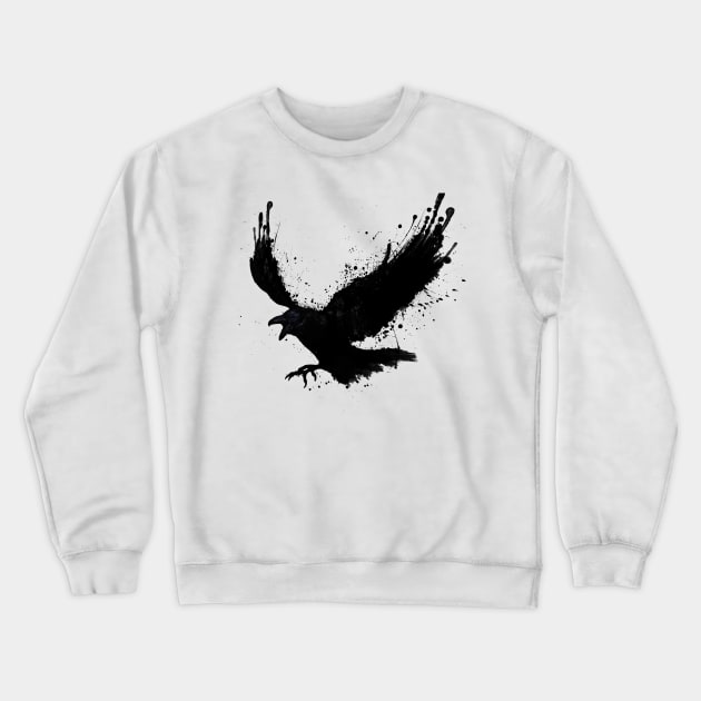 Raven Crewneck Sweatshirt by Nicklas81